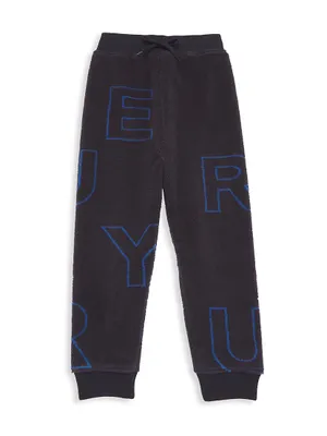 Little Boy's & Edgar Logo Jogger Pants