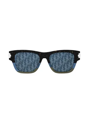 DiorBlackSuit XL S2U 52MM Geometric Sunglasses
