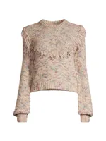 Koru Marled Wool-Blend Pullover Sweater