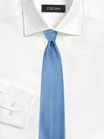 Silk Logo Embossed Tie