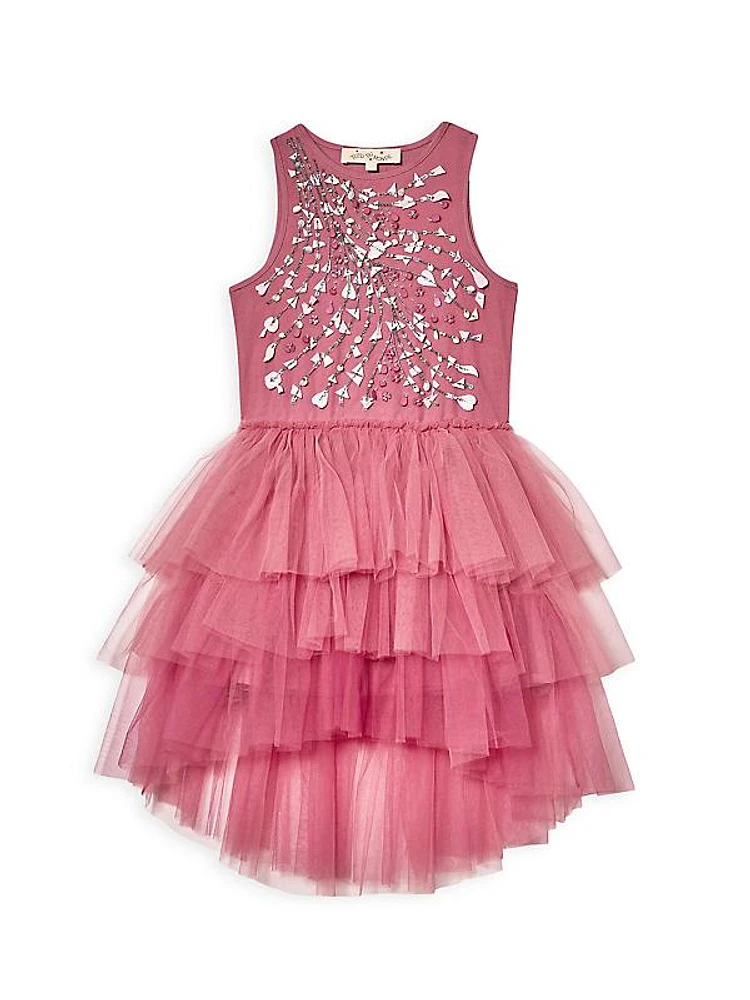 Little Girl's & Girl's Camden Park Berry Delight Tutu Dress