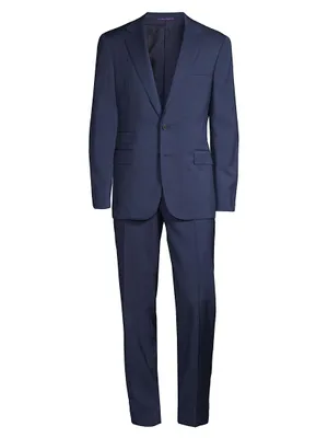 Gregory Single-Breasted Two-Button Wool Suit