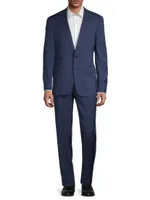 Gregory Single-Breasted Two-Button Wool Suit