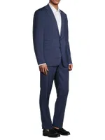 Gregory Single-Breasted Two-Button Wool Suit