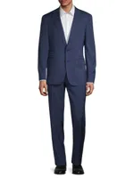 Gregory Single-Breasted Two-Button Wool Suit