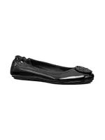 Minnie Patent-Leather Travel Ballet Flats