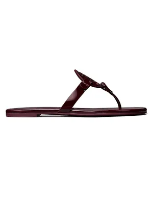 Miller Patent-Leather Sandals
