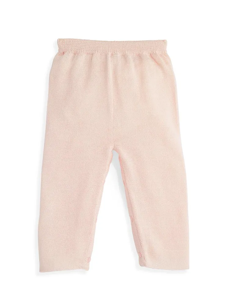 Baby Girl's & Little Mercerized Pima Heirloom Pants