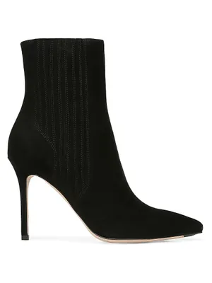 Lisa 95MM Suede Ankle Boots