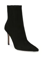 Lisa 95MM Suede Ankle Boots