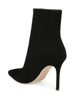 Lisa 95MM Suede Ankle Boots