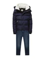 Little Boy's & Frontier Sherpa Down Jacket