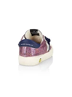 Little Girl's & Girl's May Glitter Low-Top Sneakers