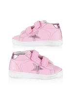 Baby Girl's & Little Girl's June Laminated Star And Heel Sneakers