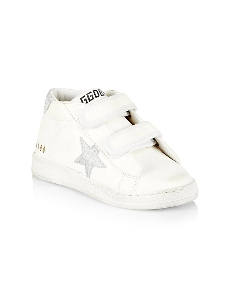 Baby's & Little Girl's June Nappa Upper And Heel Light Glitter Star