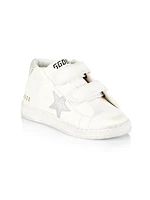 Baby's & Little Girl's June Nappa Upper And Heel Light Glitter Star