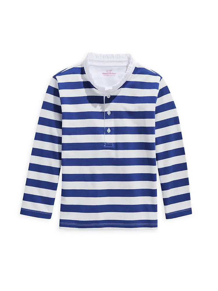 Little Girl's & Ruffle Rugby Popover