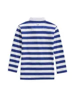 Little Girl's & Ruffle Rugby Popover