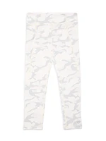 Little Girl's & Girl's Camo Leggings