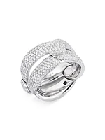 Olimpia 18K White Gold & Diamond Ring