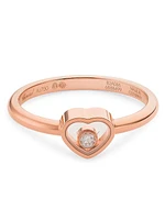 My Happy Hearts 18K Rose Gold & Diamond Ring