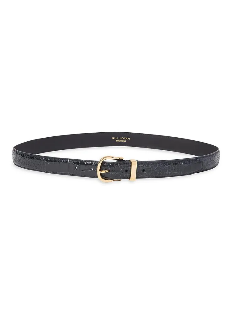 Louise Slim Leather Belt