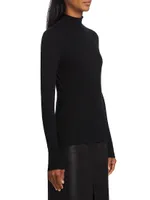 Rib Turtleneck Sweater