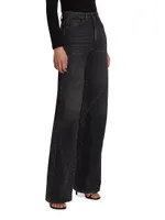 Helix Flip High-Rise Wide-Leg Jeans