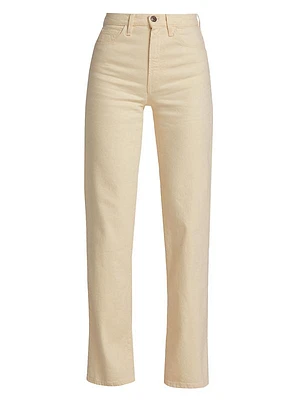 Kate High-Rise Straight-Leg Jeans