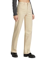 Kate High-Rise Straight-Leg Jeans