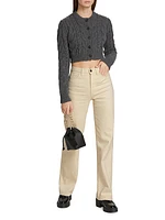 Kate High-Rise Straight-Leg Jeans