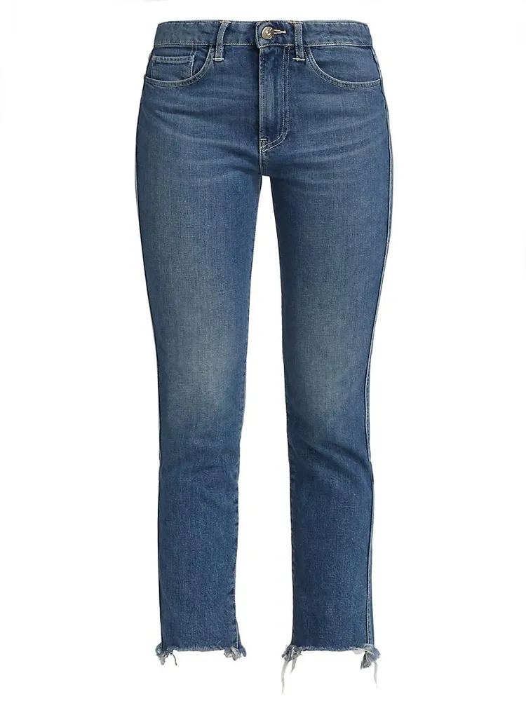 W3 Straight Authentic Cropped Jeans