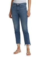 W3 Straight Authentic Cropped Jeans