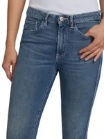 W3 Straight Authentic Cropped Jeans