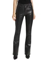 Farrah High-Rise Coated Jeans