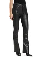 Farrah High-Rise Coated Jeans