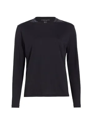 Long-Sleeve Semi Relaxed Crewneck Top