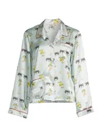 Ruthie Printed Pajama Shirt