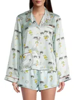 Ruthie Printed Pajama Shirt