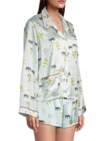 Ruthie Printed Pajama Shirt