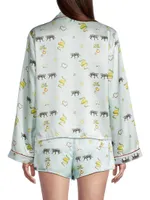 Ruthie Printed Pajama Shirt