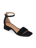 Jalena Low Heel Sandal