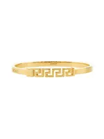 Goldtone La Greca Bangle Bracelet