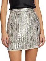 Separates Sequin-Embellished Miniskirt