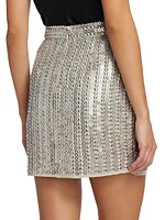 Separates Sequin-Embellished Miniskirt