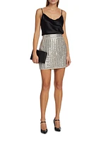 Separates Sequin-Embellished Miniskirt