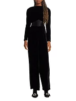 Beatrix Velvet Jumpsuit