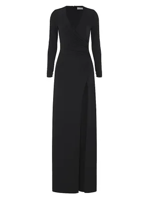 Sydney Ruched Jersey Gown