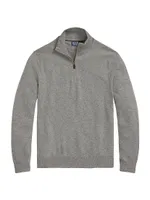 Wool Quarter-Zip Sweater