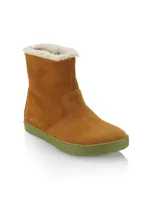 Little Kid's & Lille Kid Wool Faux Fur Boots